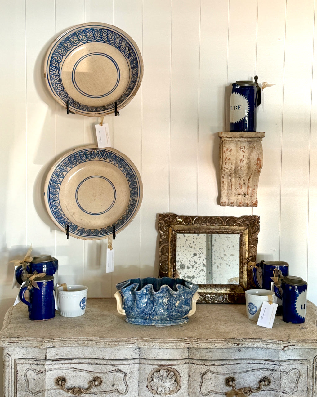 Terra Cotta Wall Bracket with Beautiful Patina