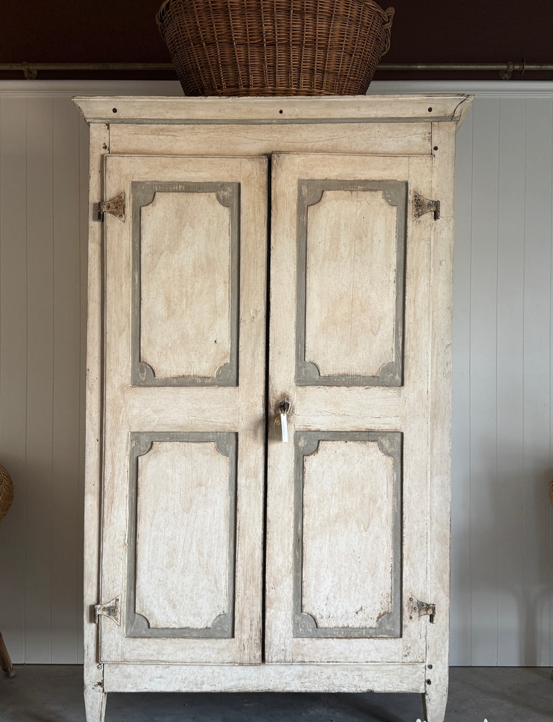 19th C. Italian Painted Armoire
