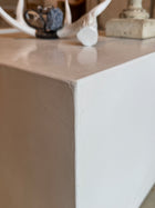 Hand-Troweled Venetian Plaster Cube