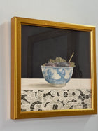 Framed Original Watercolor Still Life of Figs