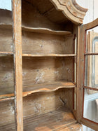 China Cabinet circa 1800 with Original Glass