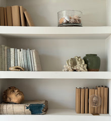 Antique French Ledger Print Book Covers (set of 6)