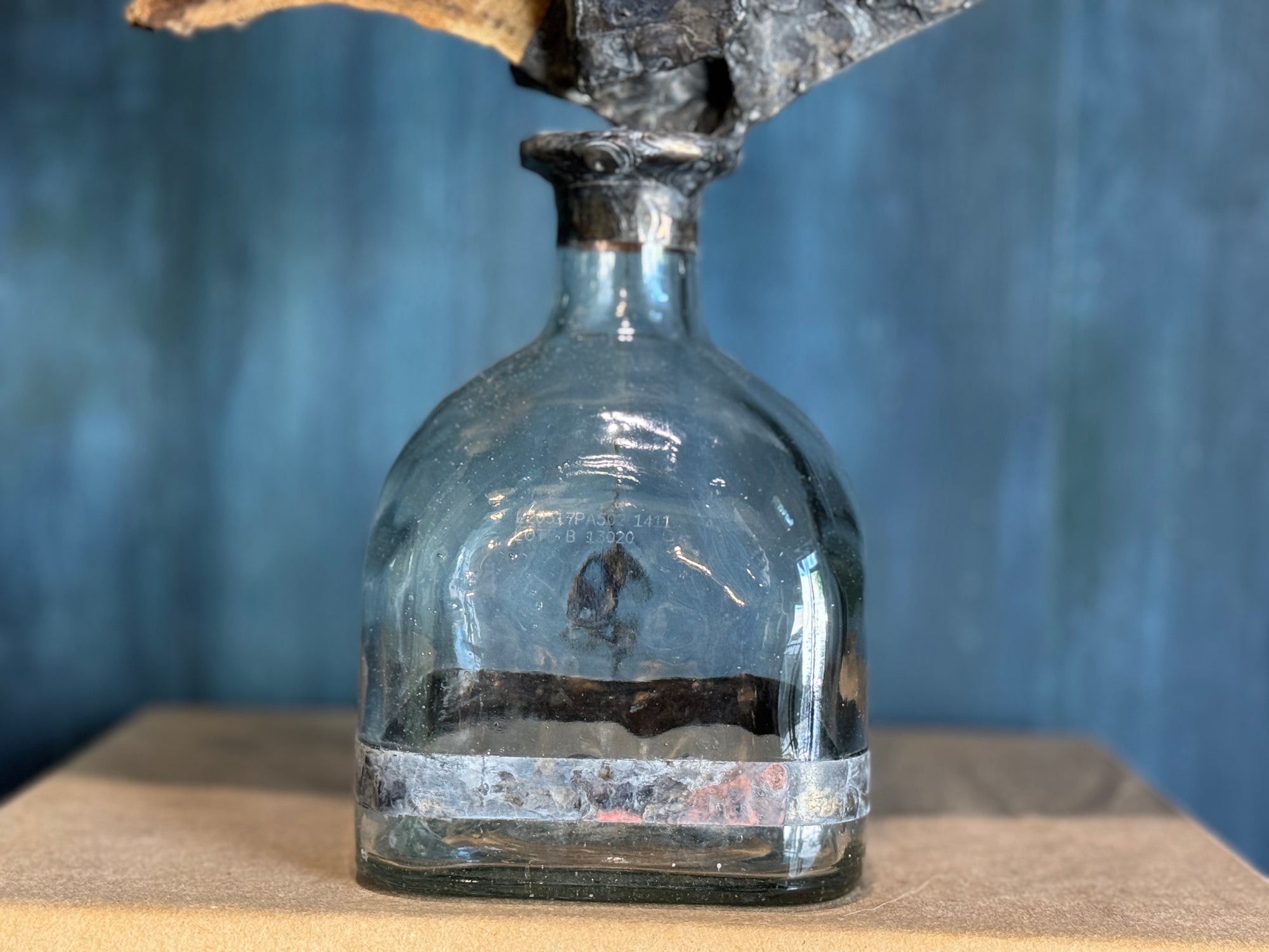 Handcrafted Sculptural Driftwood Bottle
