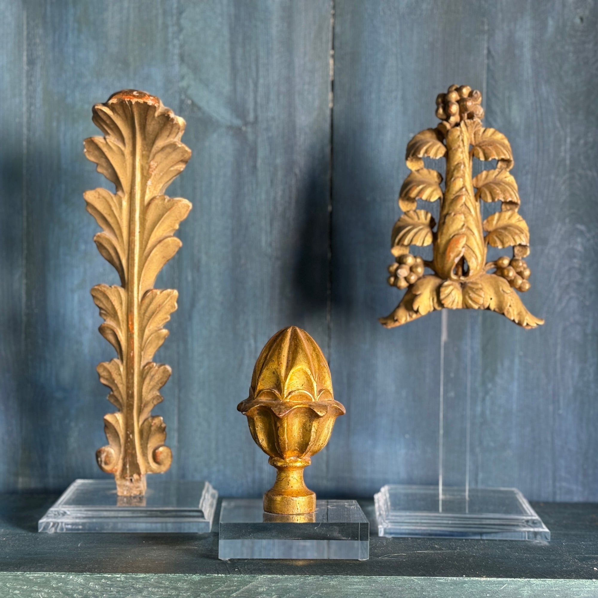 Antique Italian Giltwood Fragment