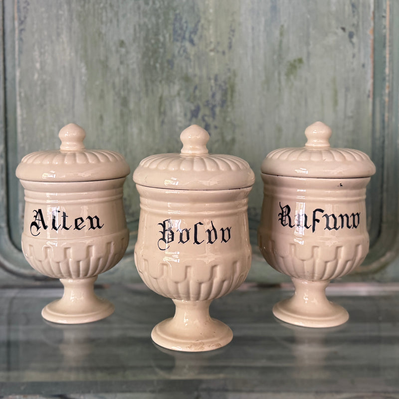 Vintage Italian Ceramic Apothecary Jars