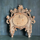 19th C Baroque Italian Signed Frame with Antique Document