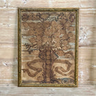 18th C Pair of Hand-Painted Family Tree with Heraldic Crests