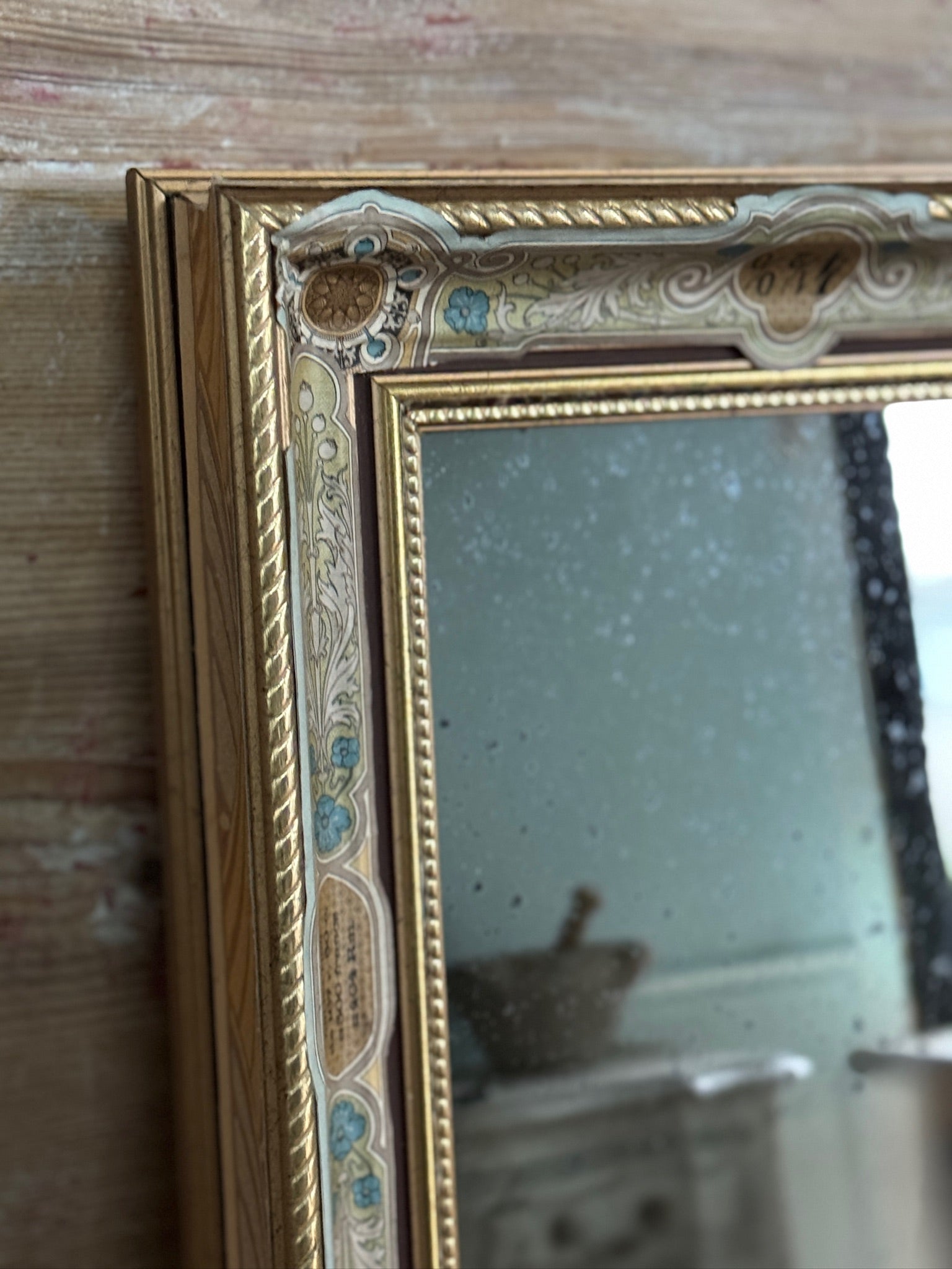 Handmade Frame with Antique Mirror