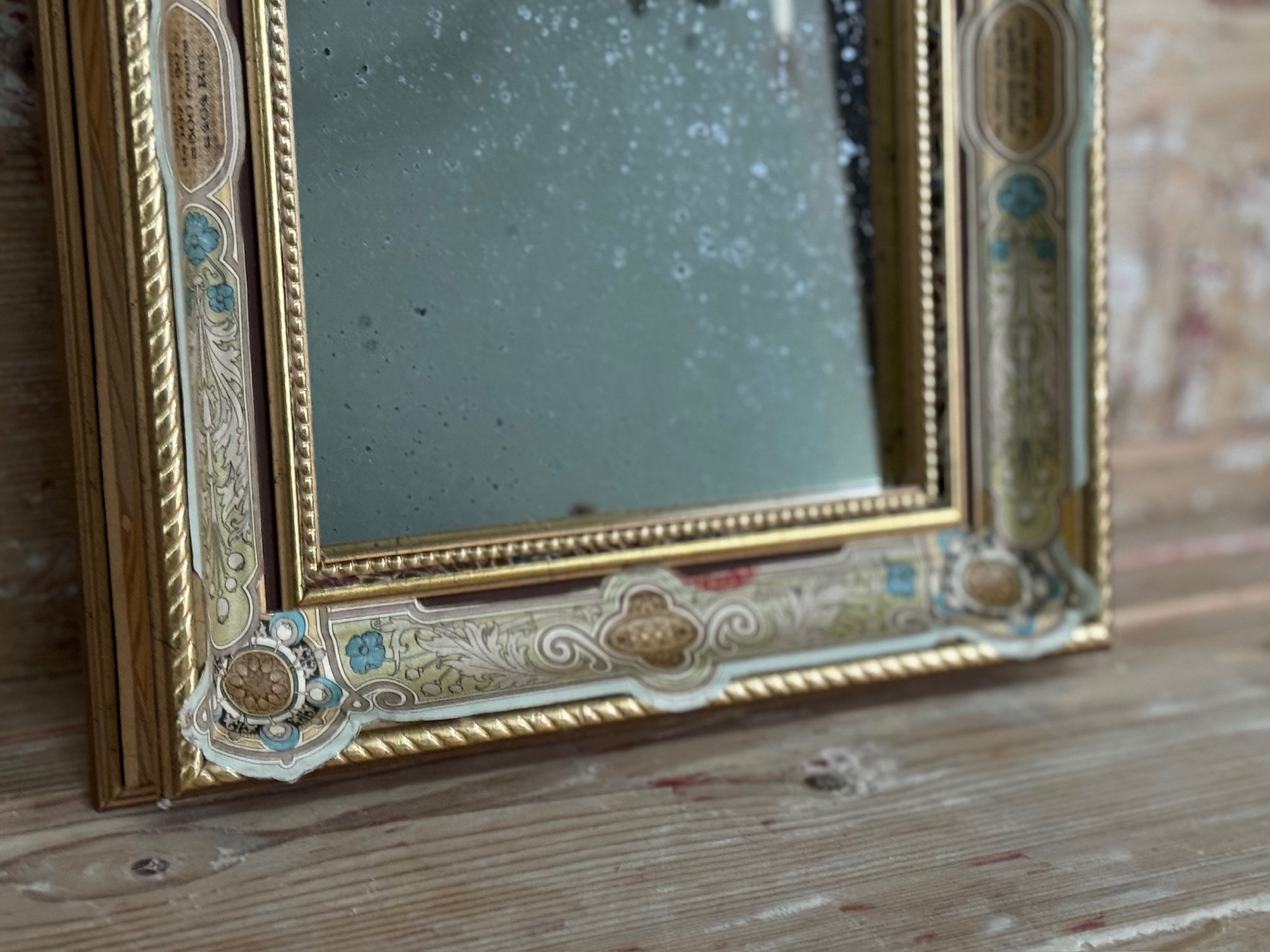 Handmade Frame with Antique Mirror