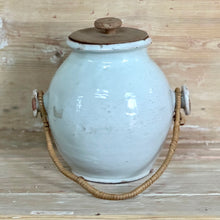 French Antique Terra Cotta Pot With Lid and Handle
