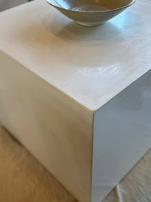 Hand-Troweled Venetian Plaster Cube