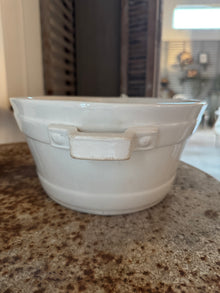 Turn of 20th century Belgian ironstone footbath