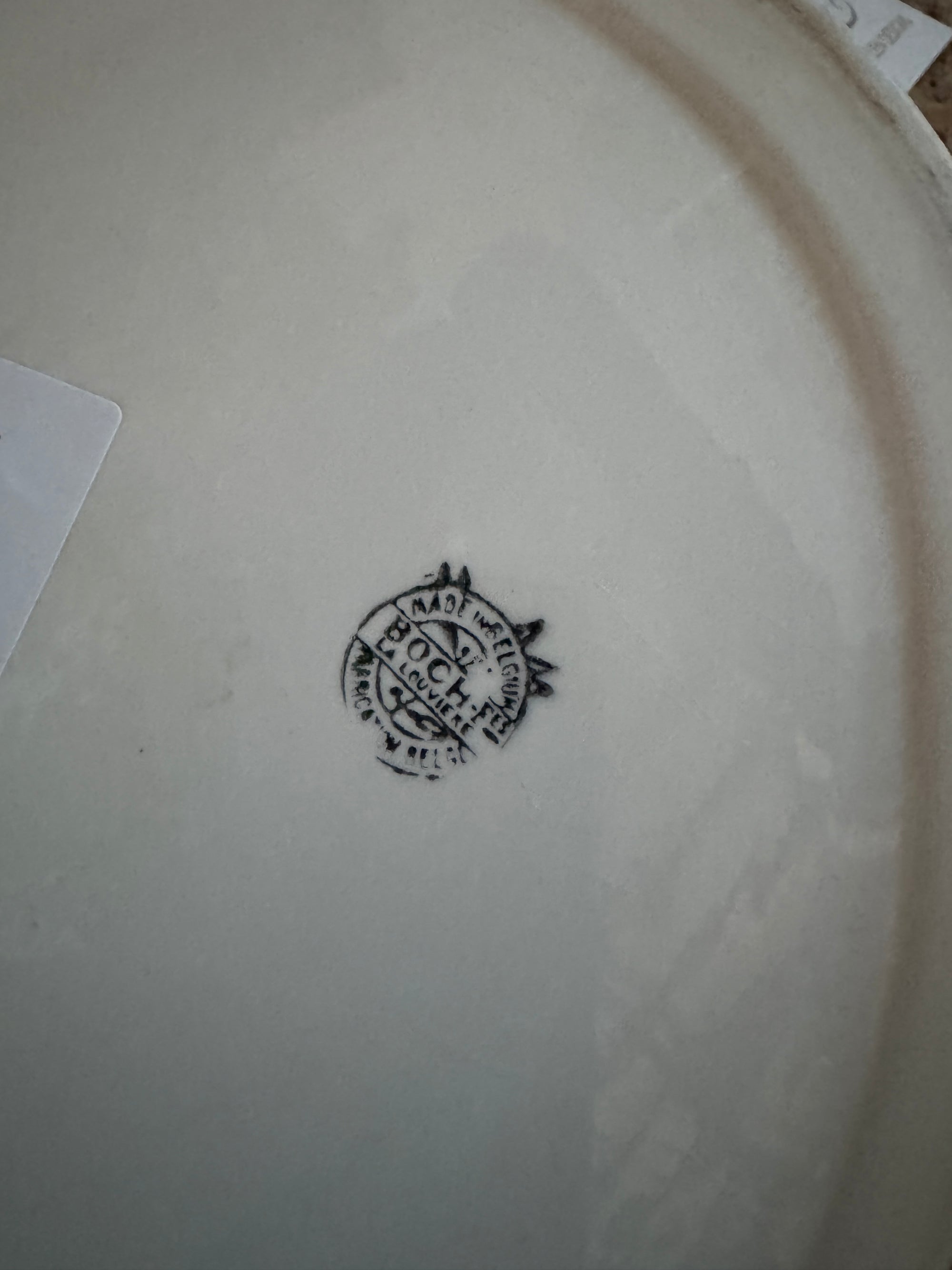 Turn of 20th century Belgian ironstone footbath