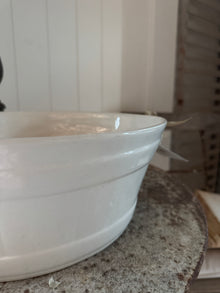 Turn of 20th century Belgian ironstone footbath