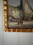 French Beach Landscape,20th c Oil Painting