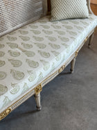 Circa 1850 Belgian Caned Bench