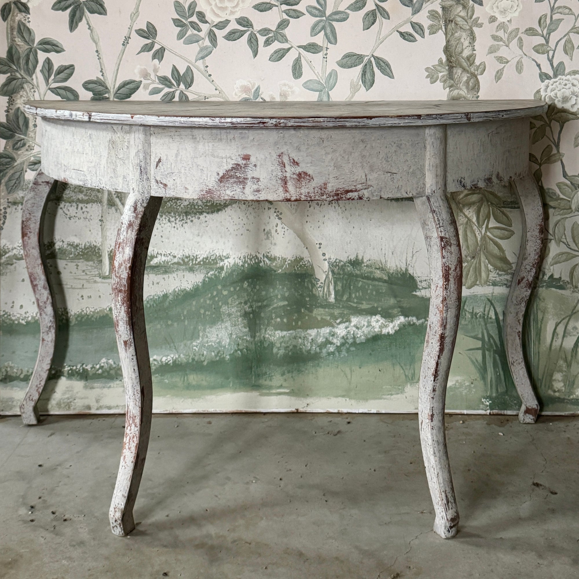 Stately Pair of Swedish Demilunes Circa 1880