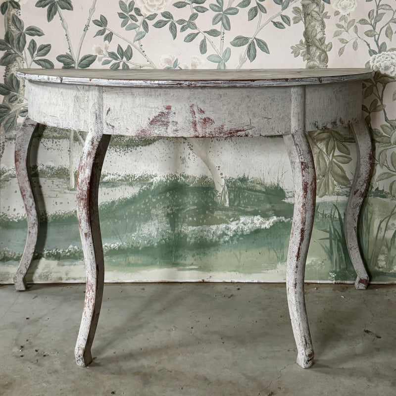 Stately Pair of Swedish Demilunes Circa 1880