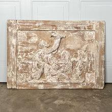 Late 18th C. Neoclassical Terracotta Carved on Pine Panel from Directoire Era