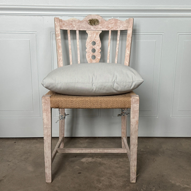 Swedish Rush Seat Chairs, Set of 4, Vintage Circa 1950's