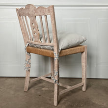 Swedish Rush Seat Chairs, Set of 4, Vintage Circa 1950's