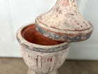 Pair of Italian Urns with Faux Terracotta Finish