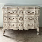 19th C. French Commode, Whitewashed