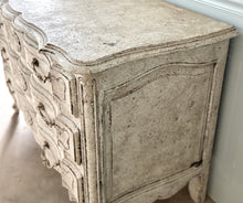 19th C. French Commode, Whitewashed