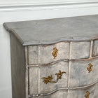 Stunning Blue Baroque Swedish 1880's Commode in Original Finish