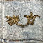 Stunning Blue Baroque Swedish 1880's Commode in Original Finish