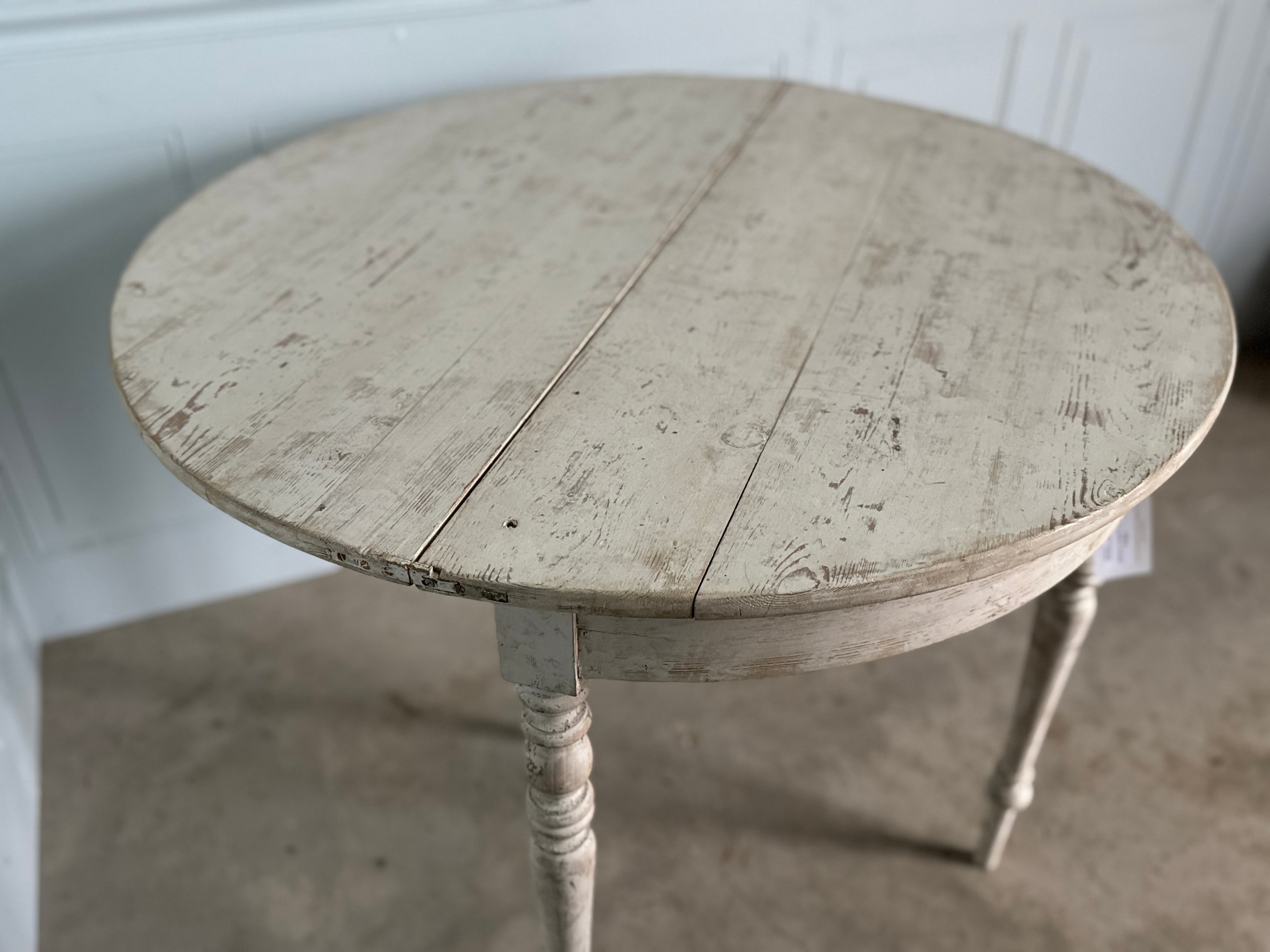 Antique Swedish Drop-leaf Table, Circa 1850
