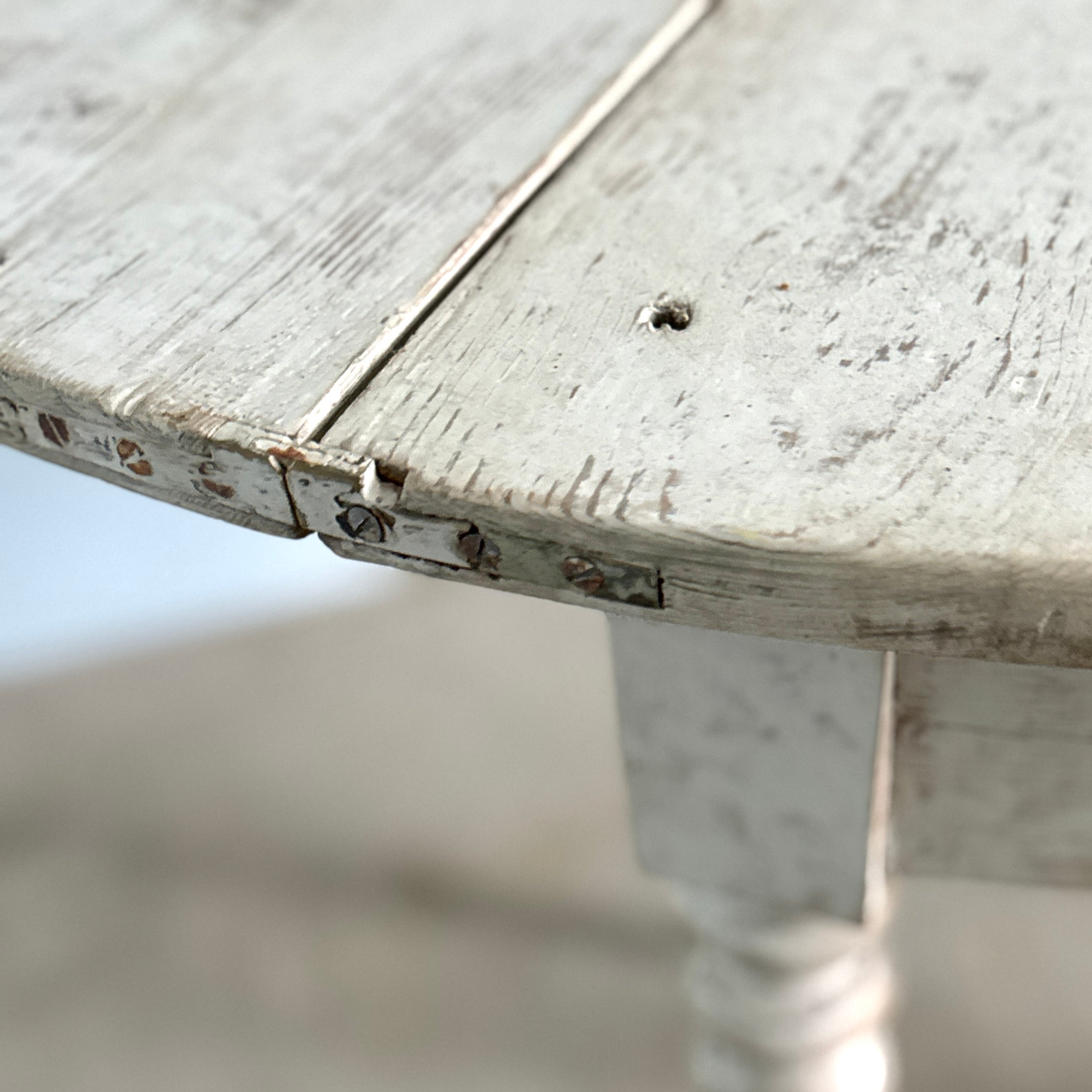 Antique Swedish Drop-leaf Table, Circa 1850