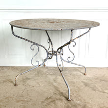 Antique French Metal Garden Table