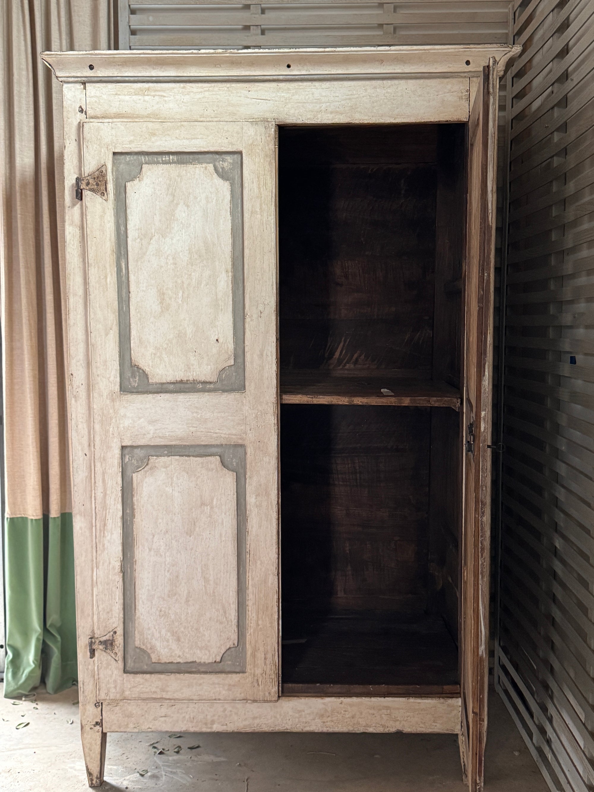 19th C. Italian Painted Armoire