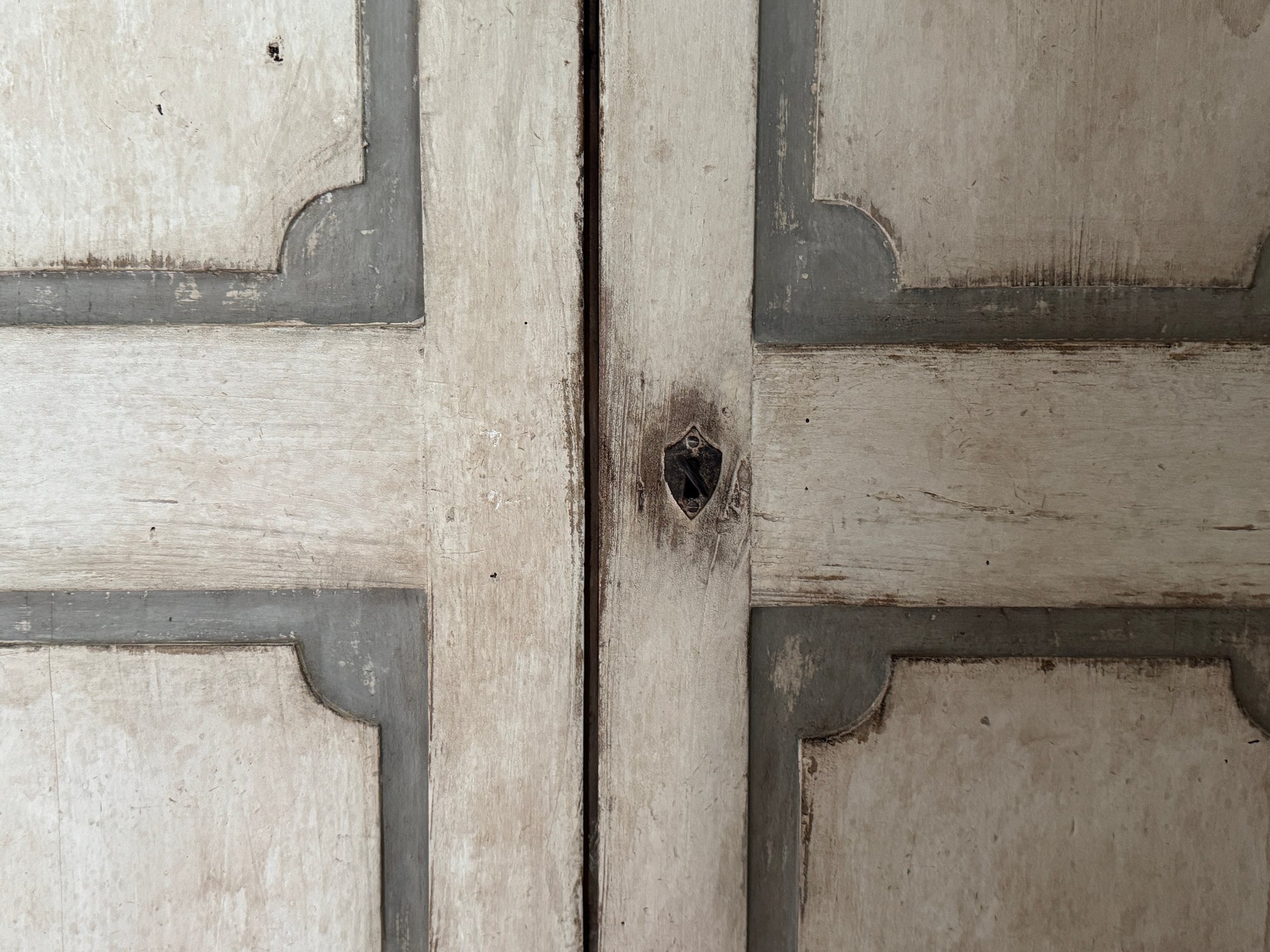 19th C. Italian Painted Armoire