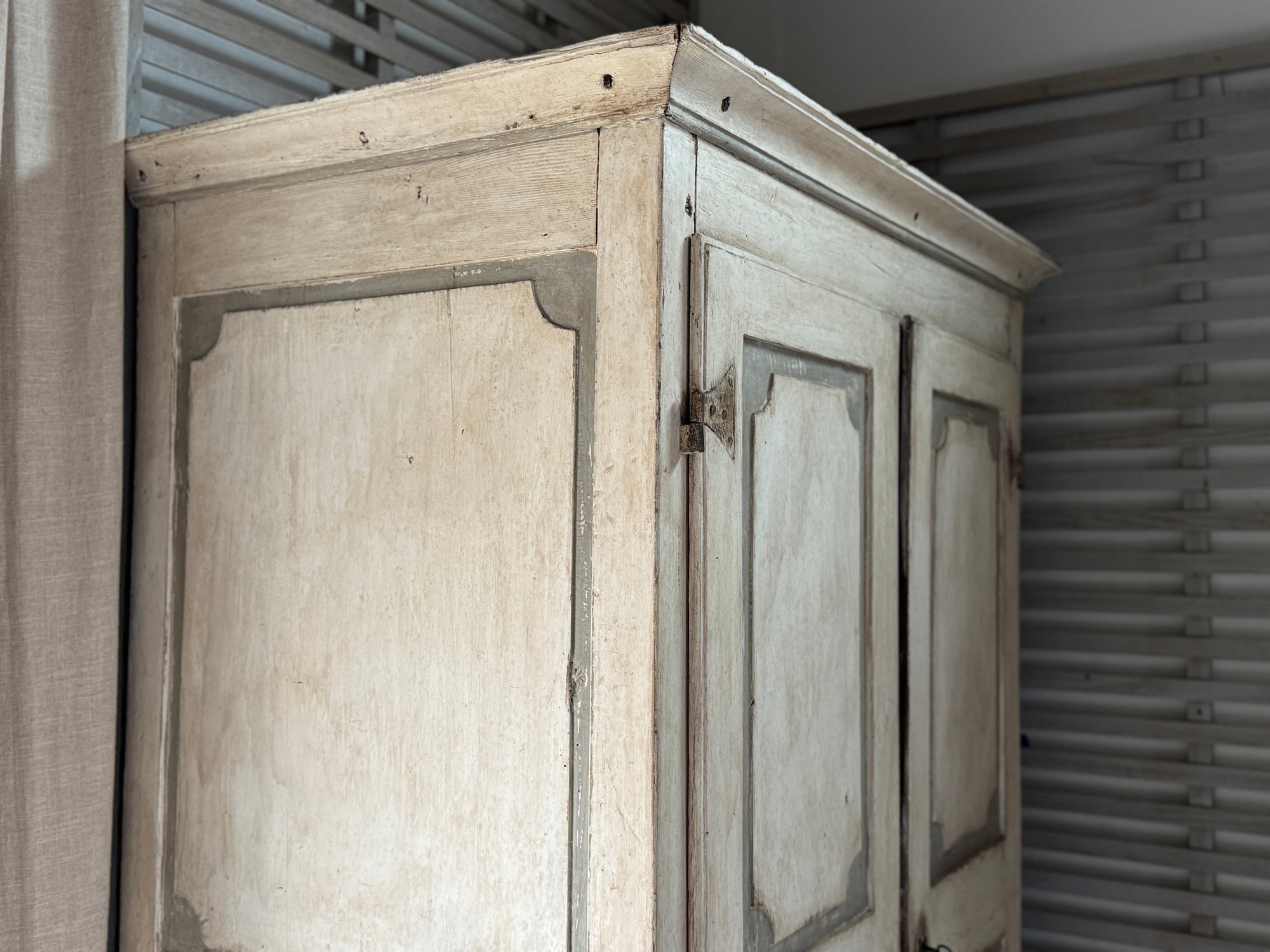 19th C. Italian Painted Armoire