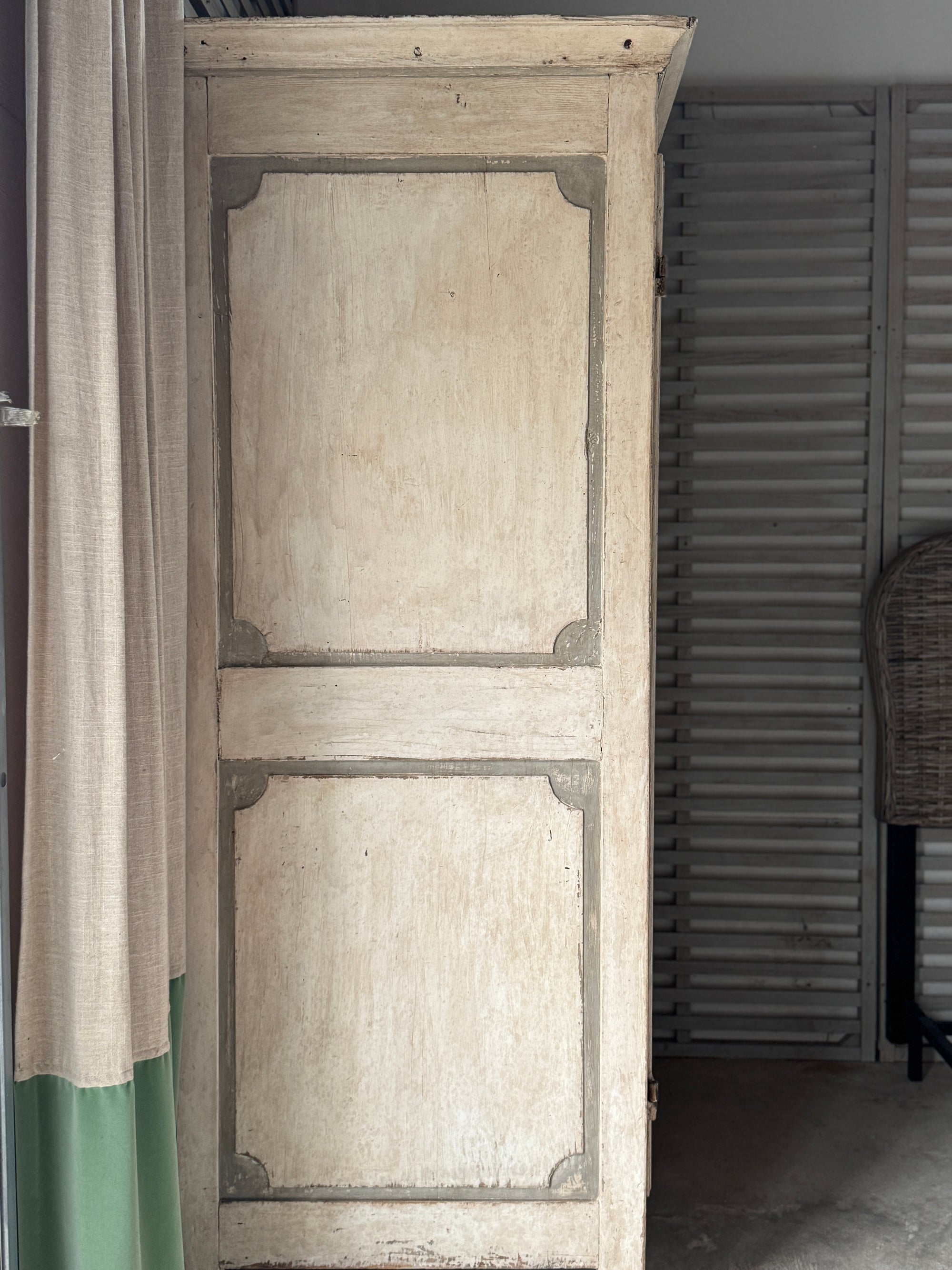 19th C. Italian Painted Armoire