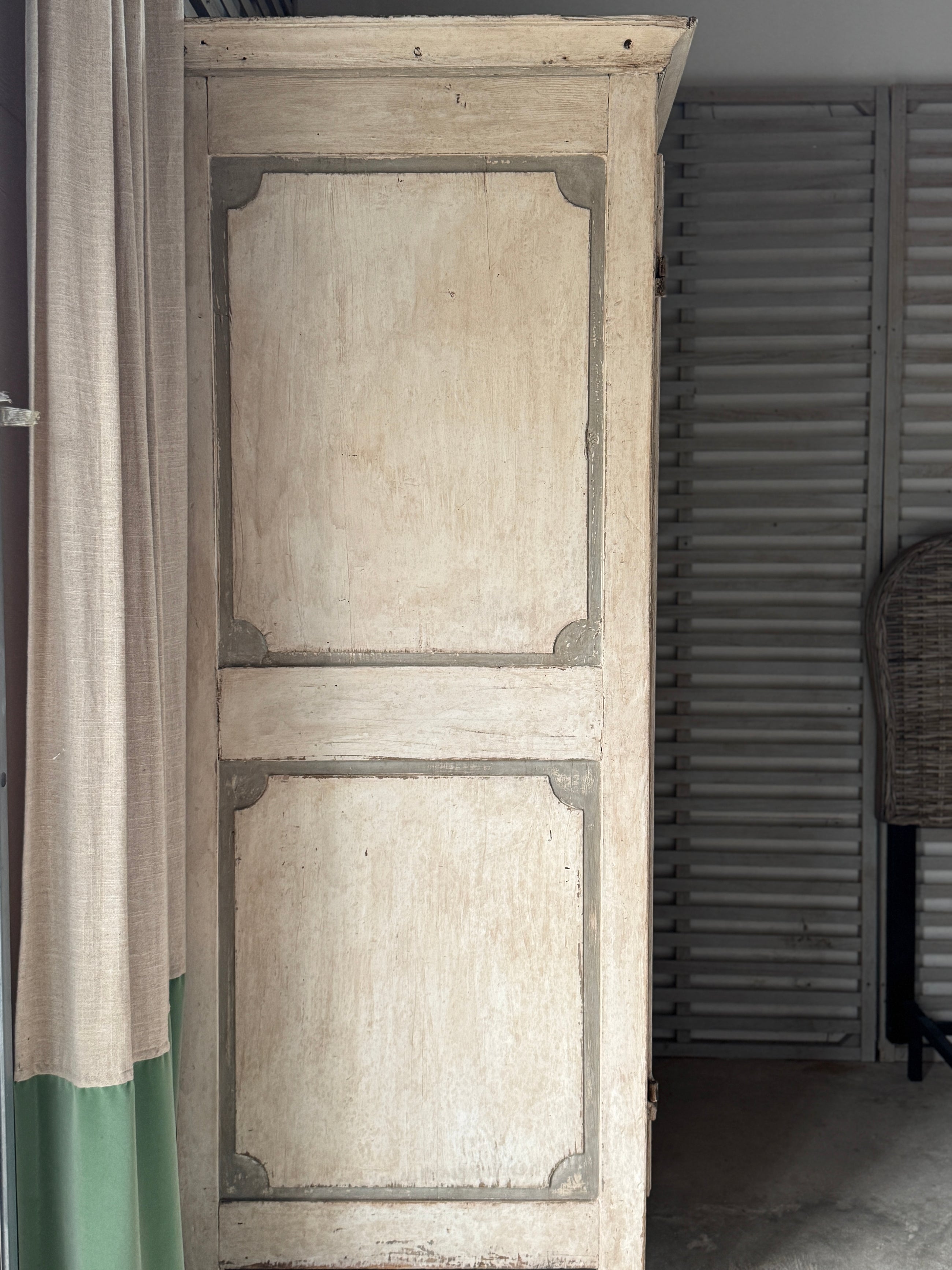19th C. Italian Painted Armoire