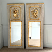 Pair of Antique French Gilt Trumeau Mirrors