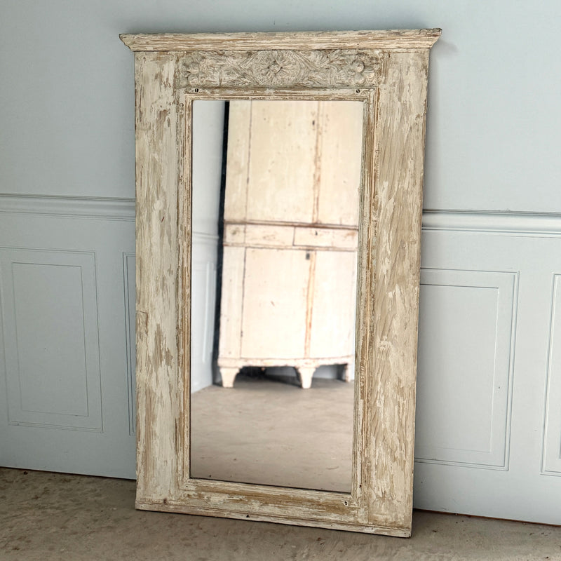 Directoire Era Trumeau with ivory Painted Finish