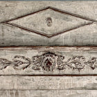 Antique French Painted Trumeau Mirror