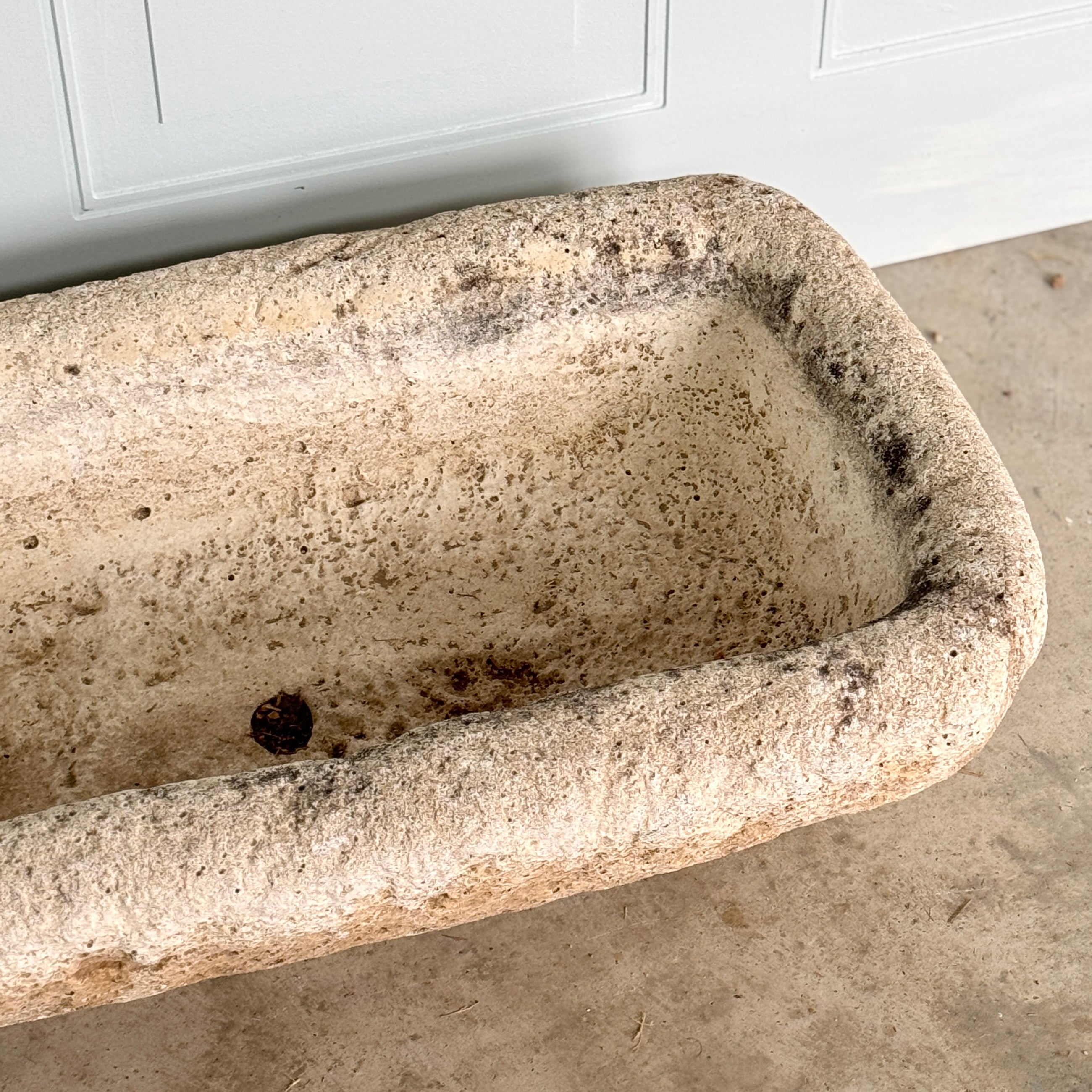 Antique Impressive French Stone Trough Sink