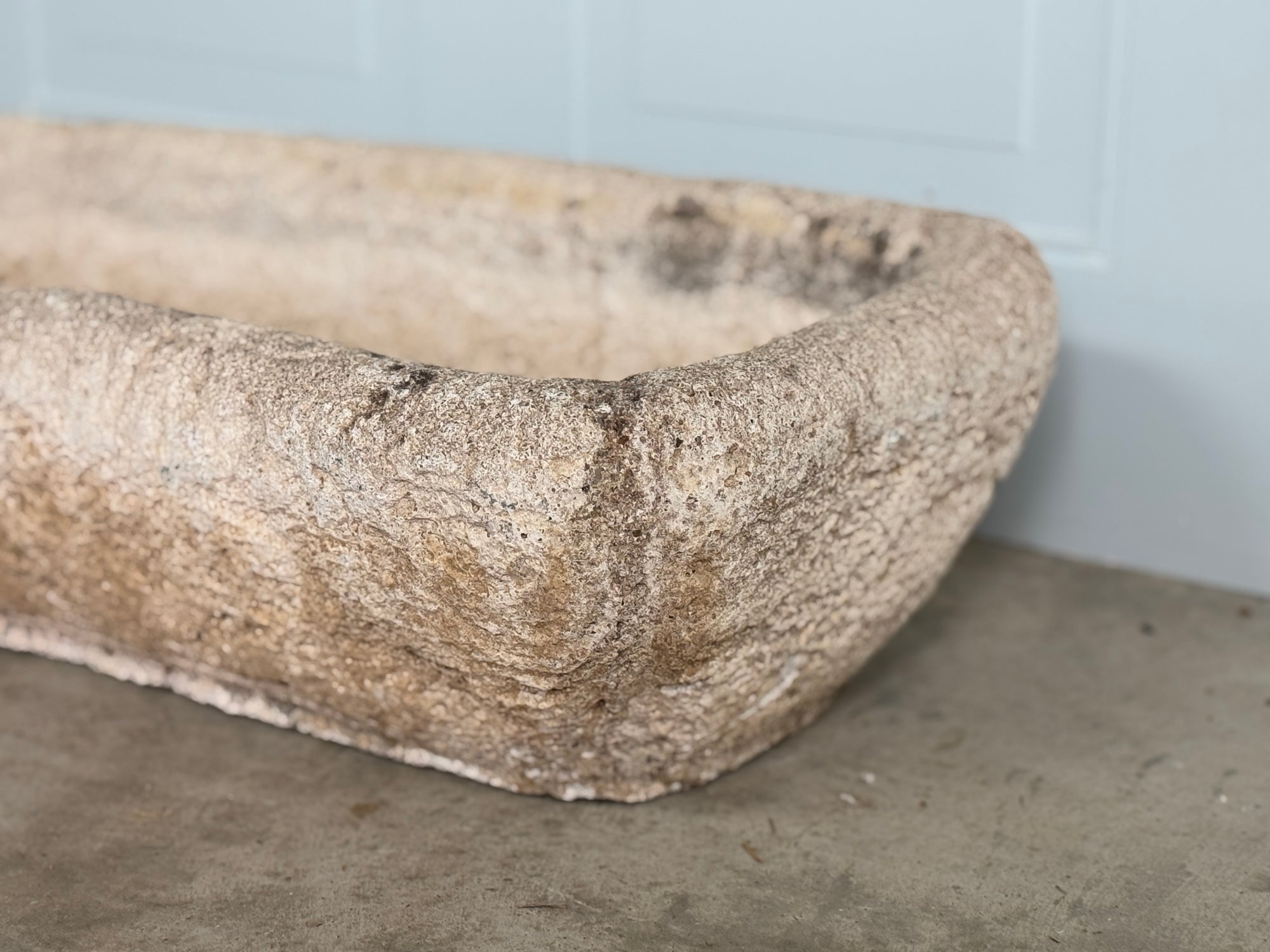 Antique Impressive French Stone Trough Sink