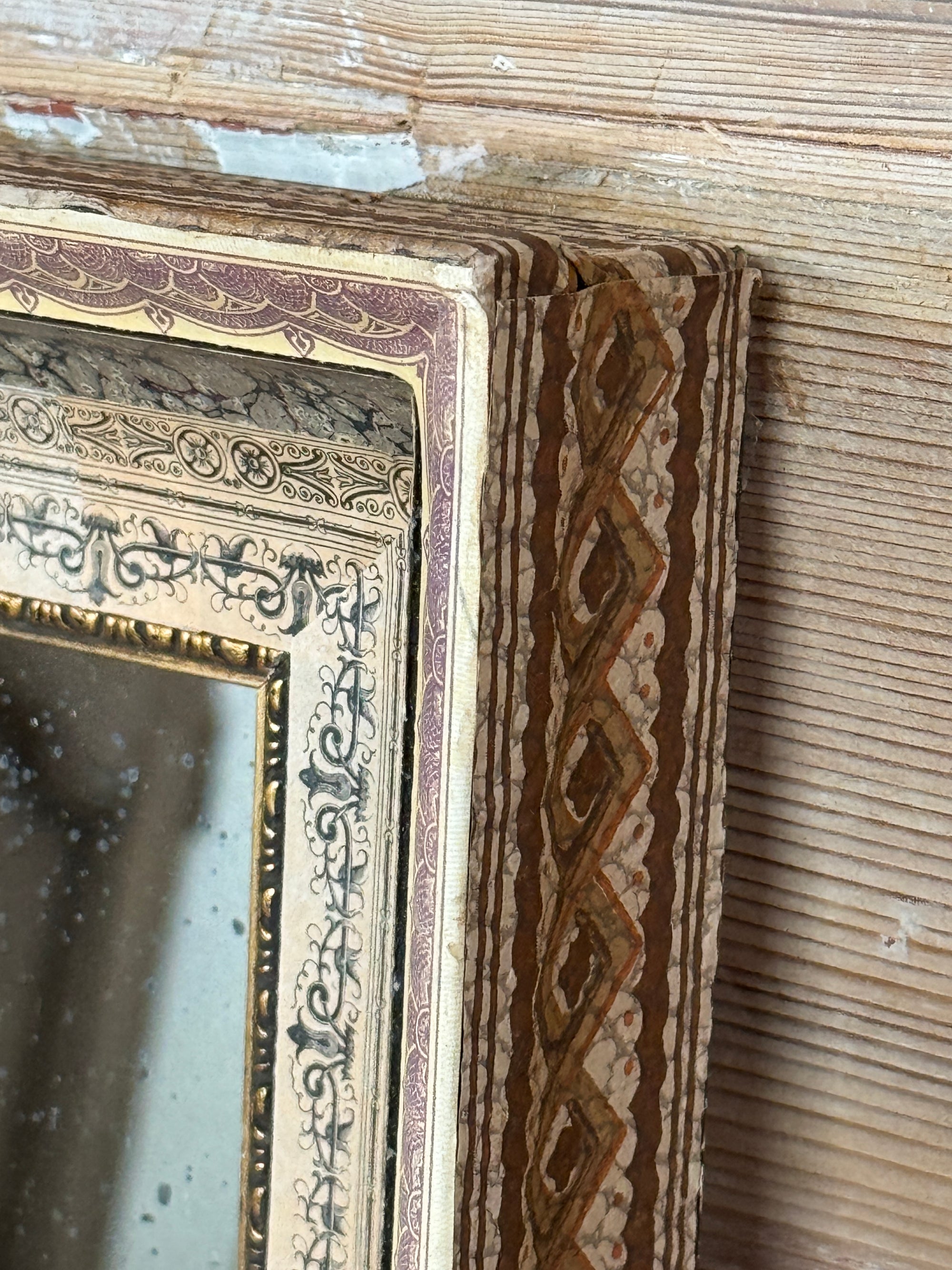 Handmade Frame with Antique Mirror