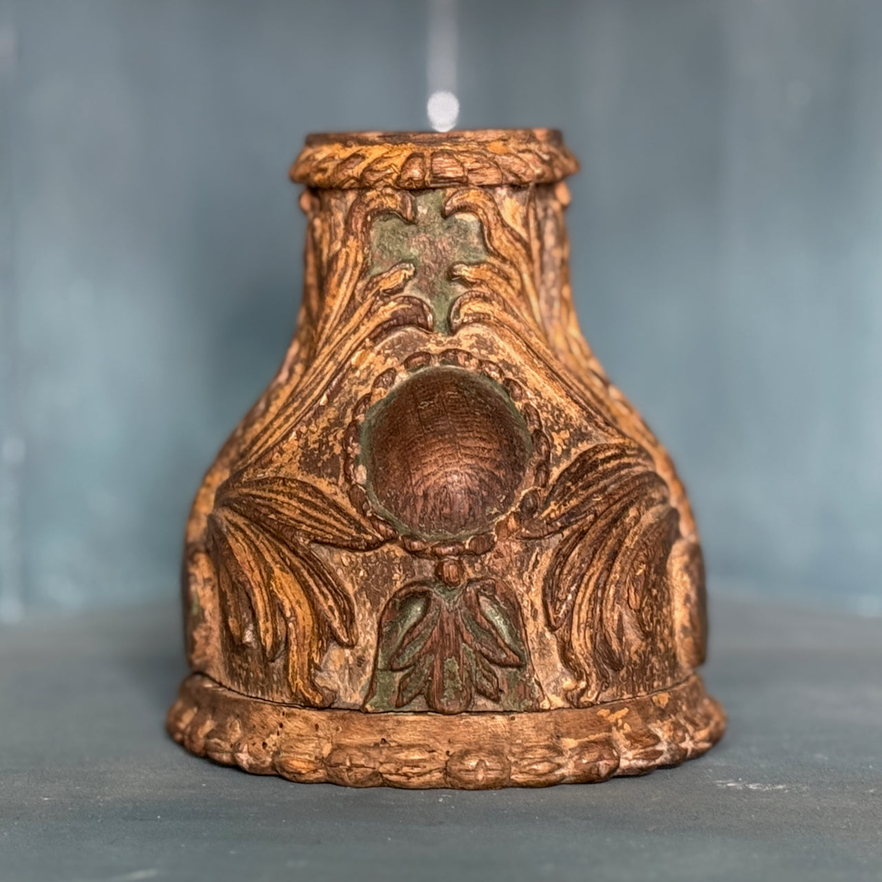 Antique Carved Belgian Decorative Object