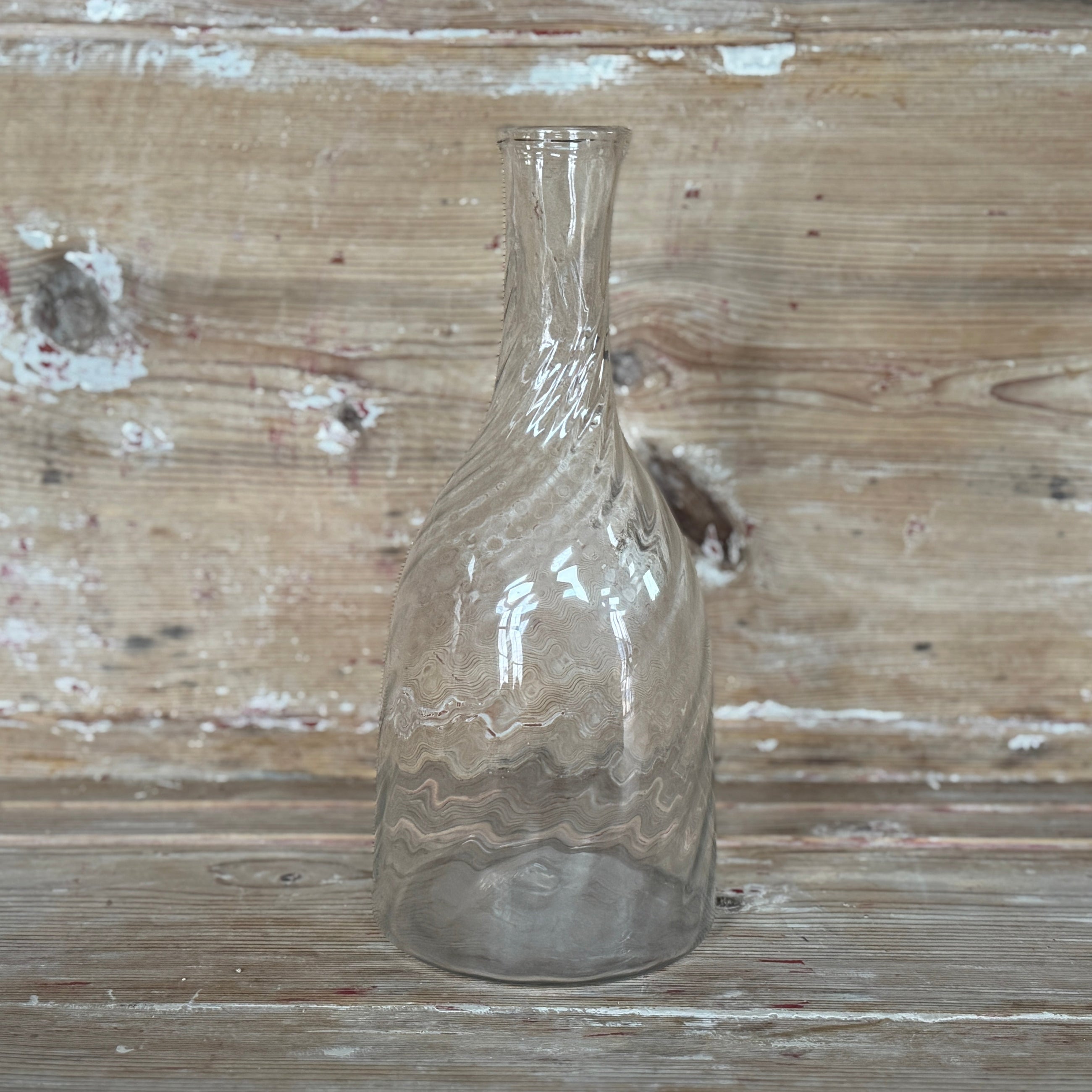 Hand-Blown Antique Glass Carafe