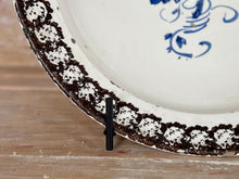 Grouping of 5 19th century plates from Puglia, Italy