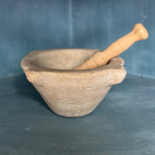 Large Vintage Stone Mortar and Pestle