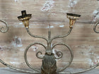 Circa 1700 Pair of Italian Candelabras on Acrylic Base