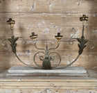 Circa 1700 Pair of Italian Candelabras on Acrylic Base